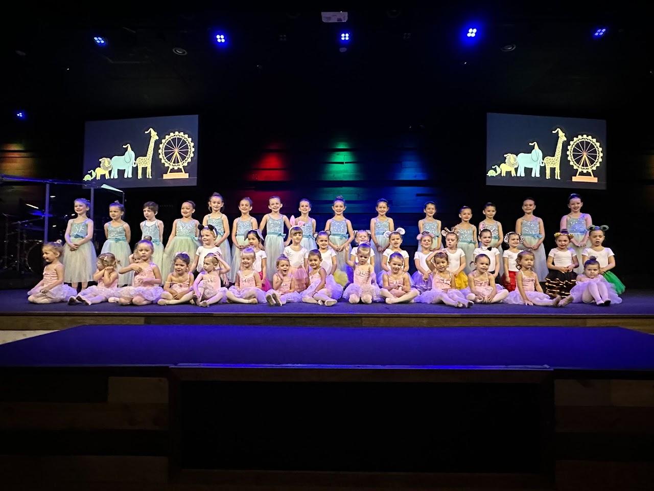 The whole school on stage in the Sanctuary at the Spring Recital