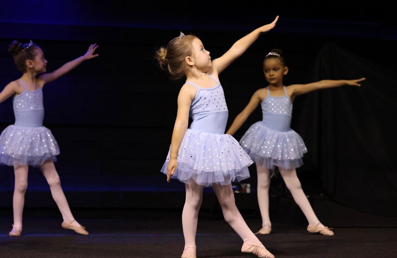 Dancers performing a routine together